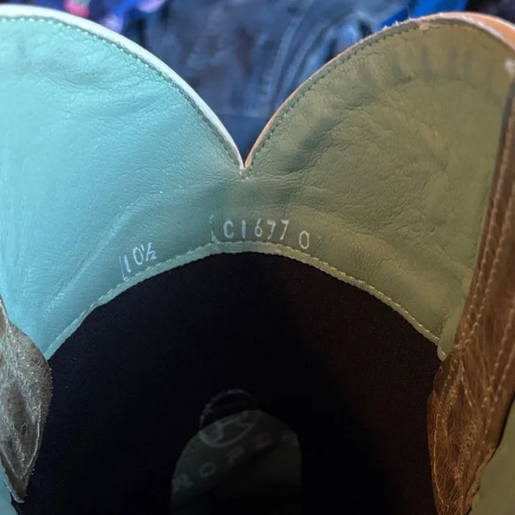 Roper Tan Embroidered Cowboy Boots - Picture 3 of 4